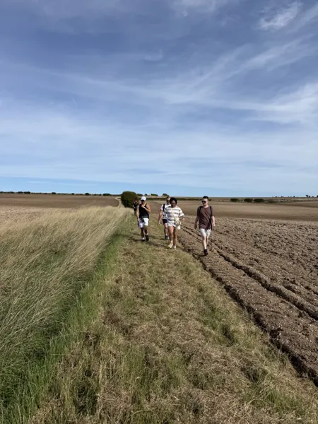 A walk together through the countryside